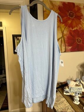 Baby Blue Women's Tank Top - Casual Everyday Style